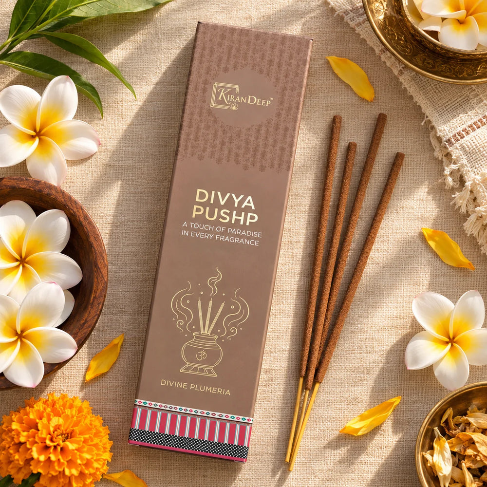Divya Pushp Divine Plumeria Incense Sticks