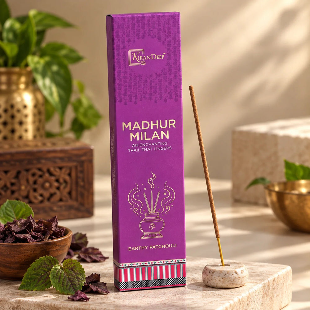 Madhur Milan Earthy Patchouli Incense Sticks