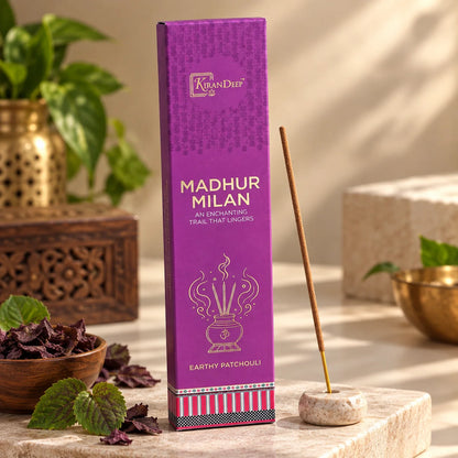 Madhur Milan Earthy Patchouli Incense Sticks