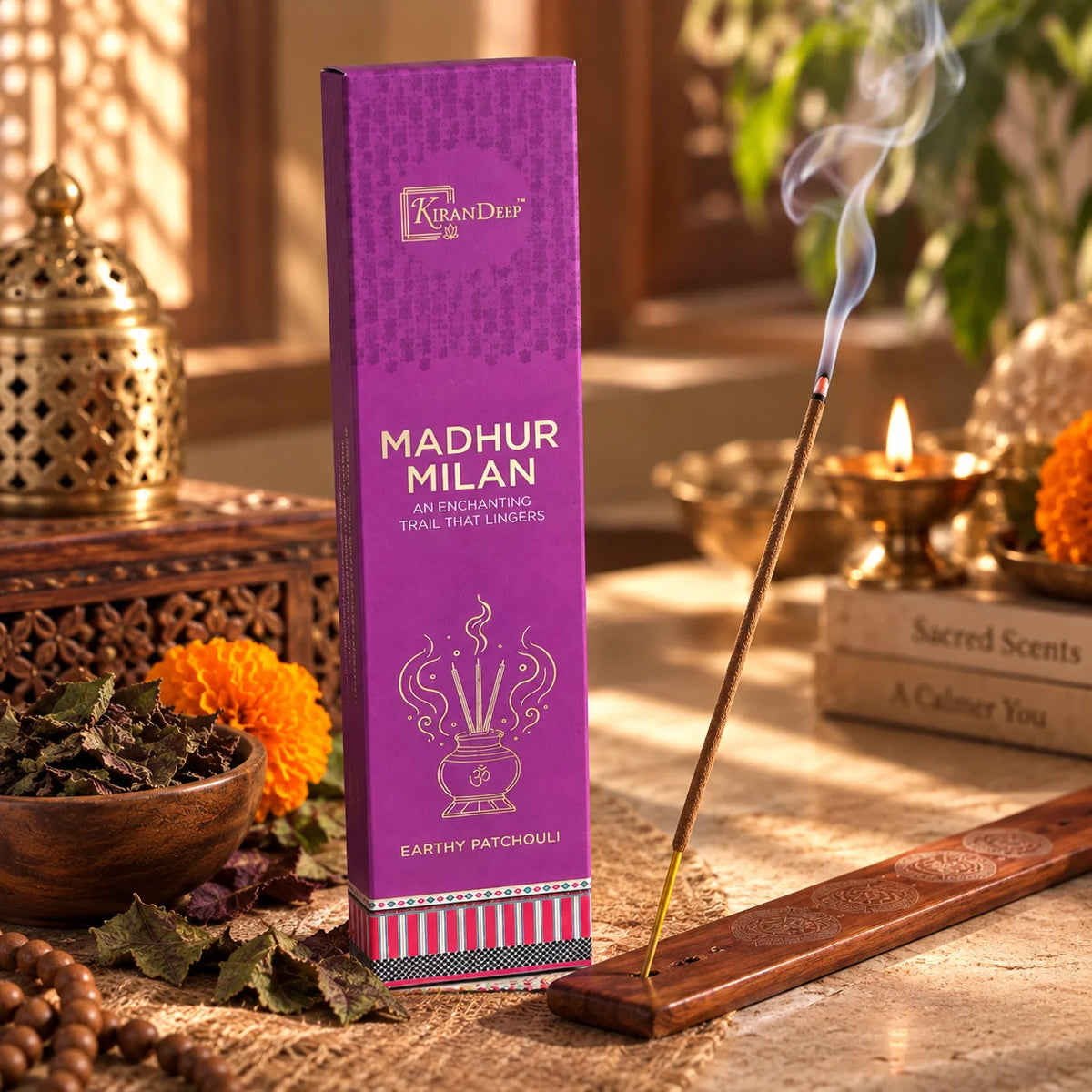 Madhur Milan Earthy Patchouli Incense Sticks