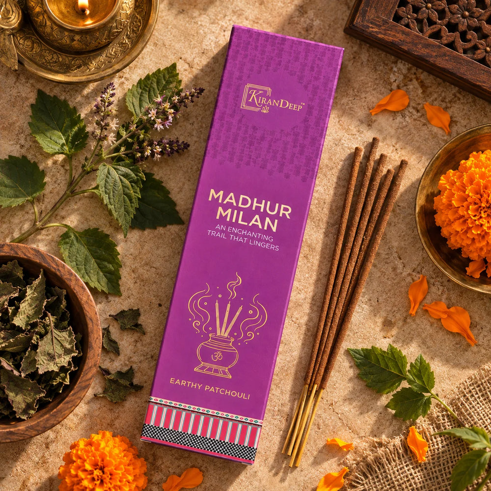 Madhur Milan Earthy Patchouli Incense Sticks