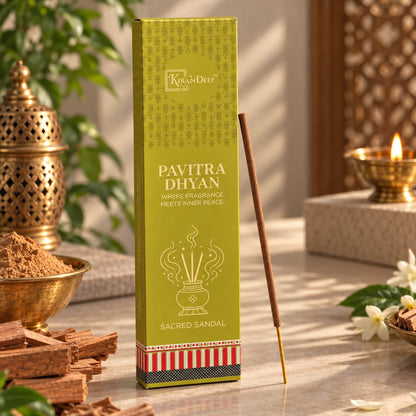 Pavitra Dhyan Sacred Sandal Incense Sticks