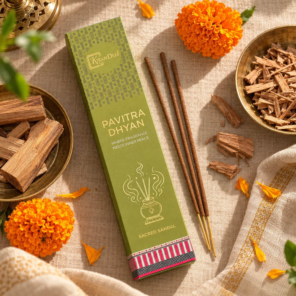 Pavitra Dhyan Sacred Sandal Incense Sticks