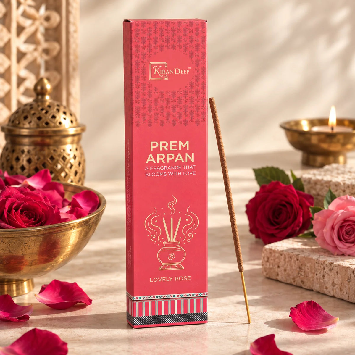 Prem Arpan Lovely Rose Incense Sticks